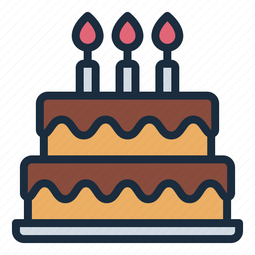 Cake, birthday, bakery, food, pastry, dessert icon - Download on Iconfinder