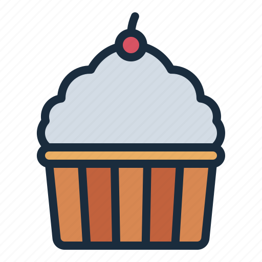 Cupcake, sweet, dessert, bakery, food, pastry icon - Download on Iconfinder