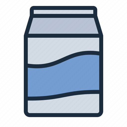 Milk, box, groceries, kitchen, food, milk box icon - Download on Iconfinder