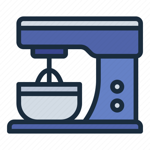 Mixer, bakery, food, pastry, kitchen, electronic icon - Download on Iconfinder
