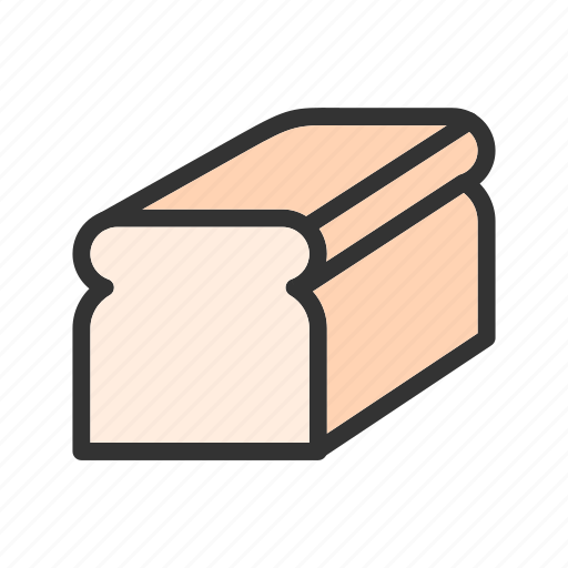 Bake, bread, flour, meal, slice, sliced, wheat icon - Download on Iconfinder