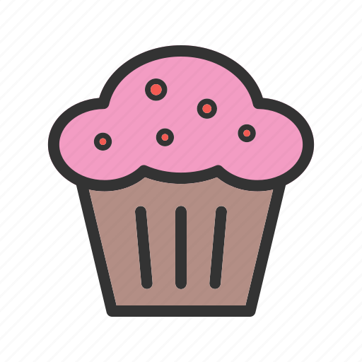 Baked, bakery, breakfast, cupcake, muffin, pastry, sweet icon - Download on Iconfinder