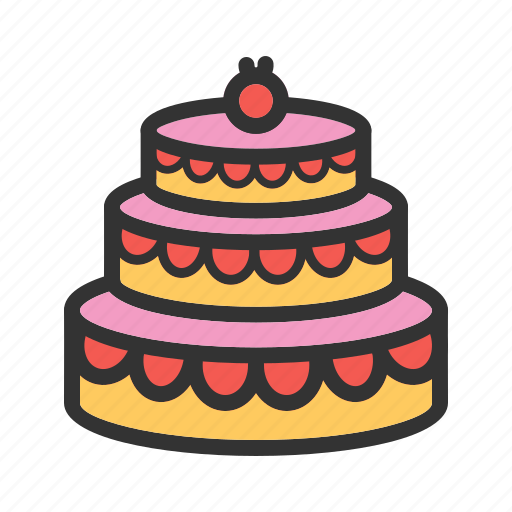 Birthday, cake, chocolate, cream, dessert, food, party icon - Download on Iconfinder