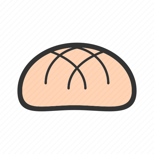 Bread, bun, food, hamburger, round, tasty, yeast icon - Download on Iconfinder