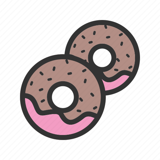 Baked, cafe, dessert, donut, doughnut, sprinkles, sweet icon - Download on Iconfinder