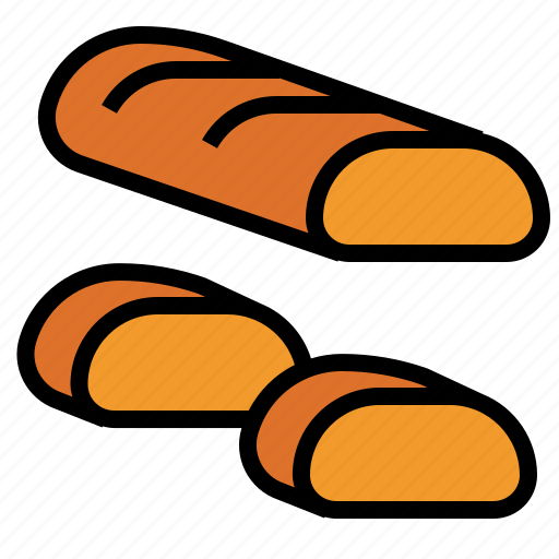 Baguette, pieces icon - Download on Iconfinder on Iconfinder