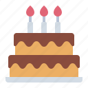 cake, birthday, bakery, food, pastry, dessert