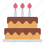 cake, birthday, bakery, food, pastry, dessert 