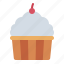 cupcake, sweet, dessert, bakery, food, pastry 