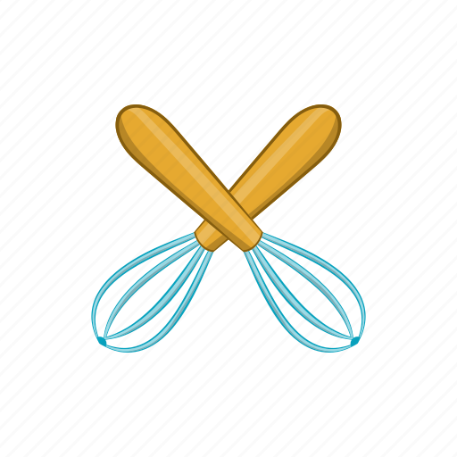 Cartoon, cooking, equipment, kitchen, tool, whip, whisk icon - Download on Iconfinder