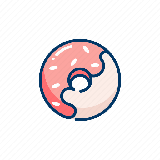 Dessert, donut, doughnut, fried dough, sweet icon - Download on Iconfinder