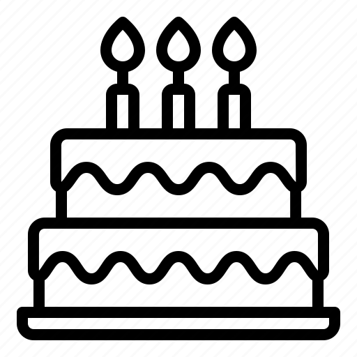 Cake, birthday, bakery, food, pastry, dessert icon - Download on Iconfinder