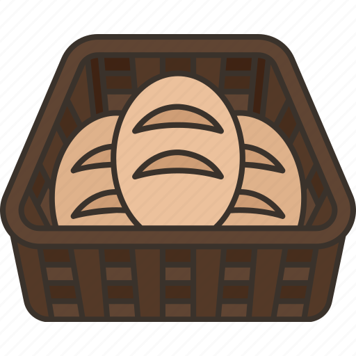Bakery, baskets, bread, food, breakfast icon - Download on Iconfinder