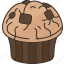 muffin, cupcake, baked, pastry, dessert 