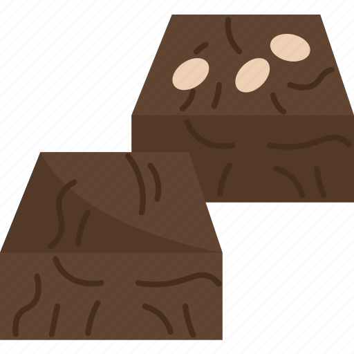 Brownie, cocoa, fudge, snack, culinary icon - Download on Iconfinder