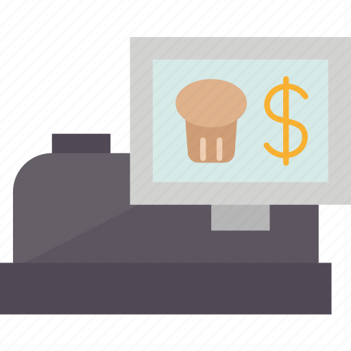 Cashier, payment, counter, shop, pastry icon - Download on Iconfinder