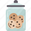 cookies, jar, biscuit, baked, treat 