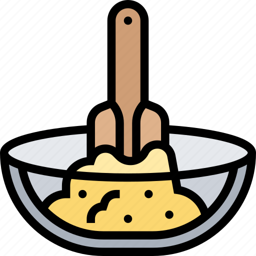 Spatula, rubber, flour, mixing, pastry icon - Download on Iconfinder