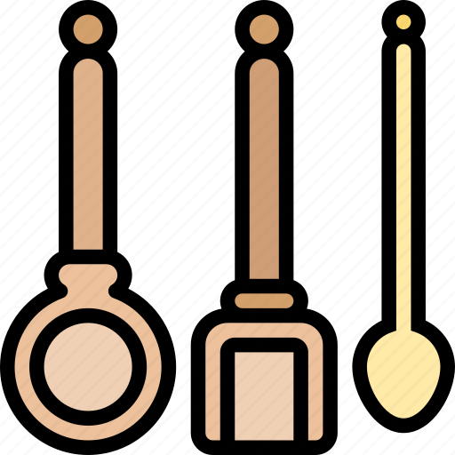 Spoon, wooden, ladle, cooking, stir icon - Download on Iconfinder
