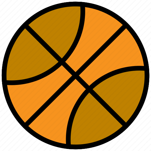Ball, basketball, filled, outline, sport icon - Download on Iconfinder