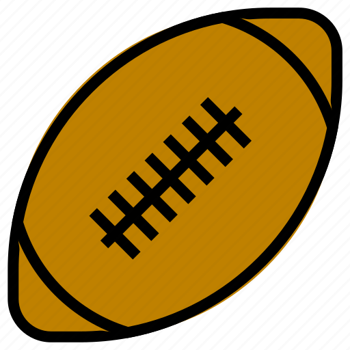 Ball, filled, outline, rugby, sport icon - Download on Iconfinder