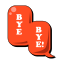 message, page, communication, document, bye bye, balloon text, chat 