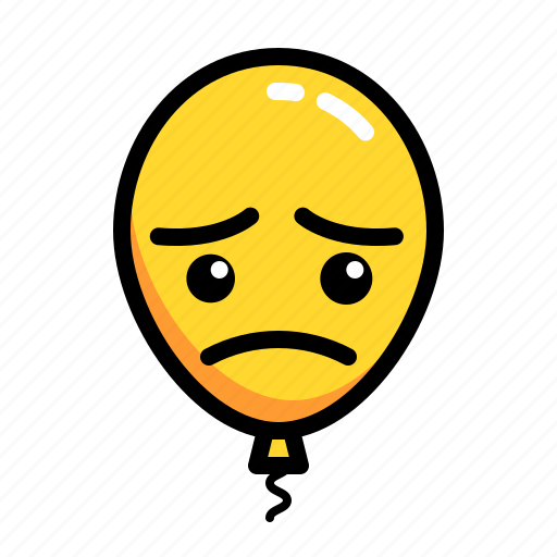 Baloon, cry, emoticon, sad icon - Download on Iconfinder