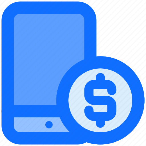 Dollar, finance, mobile, money, phone icon - Download on Iconfinder