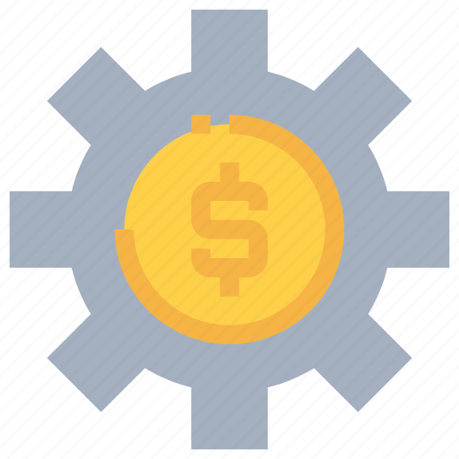 Business, gear, making, management, money, process icon - Download on Iconfinder