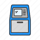 atm, automated teller machine, bank, money