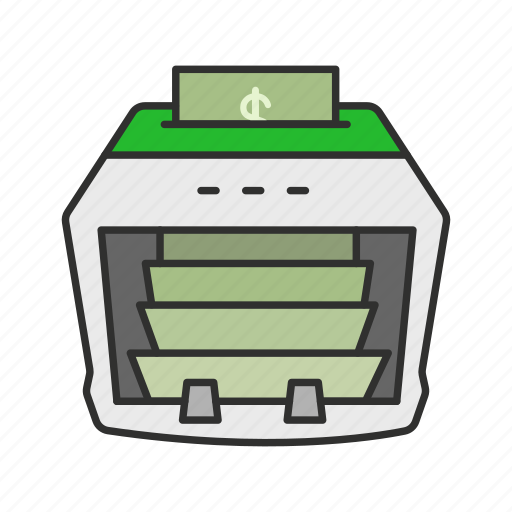 Atm, cash counter, dollar, money counter icon - Download on Iconfinder
