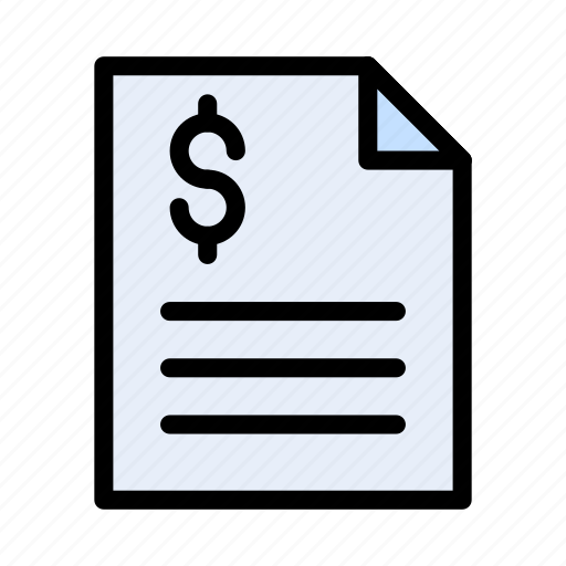 Bill, document, file, invoice, tax icon - Download on Iconfinder