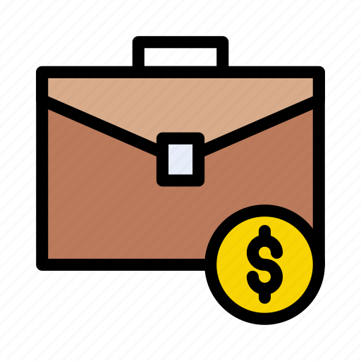 Bag, briefcase, cash, dollar, money icon - Download on Iconfinder