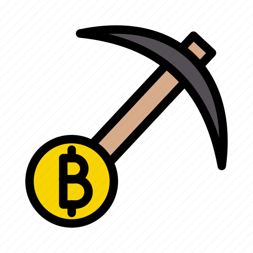 Bitcoin, crypto, currency, digging, money icon - Download on Iconfinder