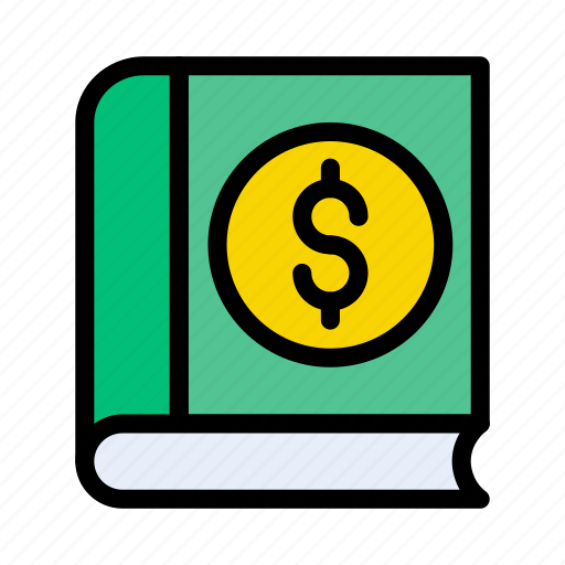 Book, currency, dollar, knowledge, records icon - Download on Iconfinder