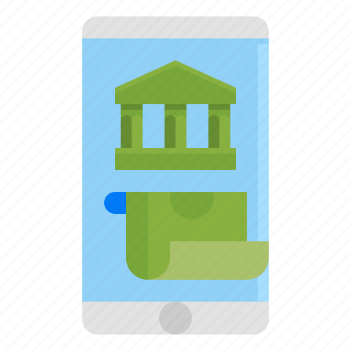 Mobile, banking, app, bank, business icon - Download on Iconfinder