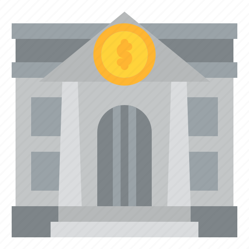 Bank, banking, money, building icon - Download on Iconfinder