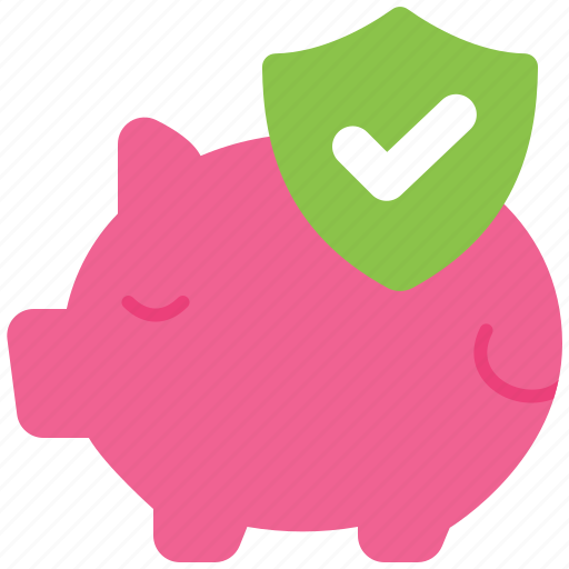 Insurance, banking, piggy, bank, money, secure, protection icon - Download on Iconfinder