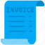 invoice, banking, expense, statement, document, report, paper 