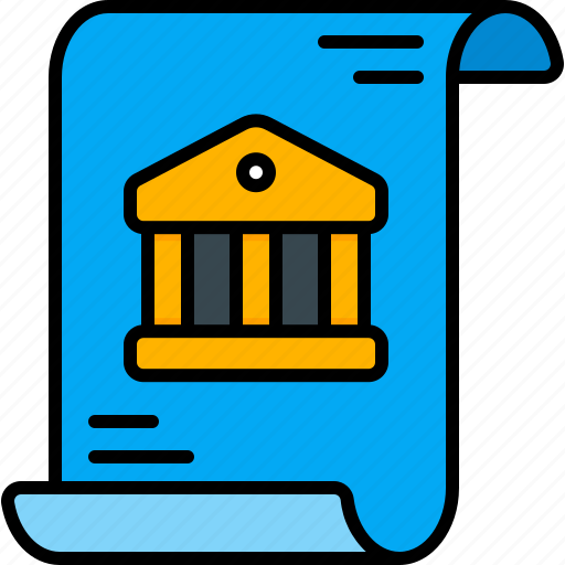 Bank, statement, banking, document, report, paper icon - Download on Iconfinder