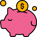 savings, banking, piggy, bank, coin, save, money, currency