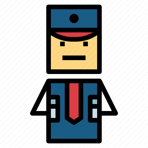 Guard, occupation, police, security icon - Download on Iconfinder