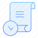 tick, paper, sheet, document, check, mark, page, note, file
