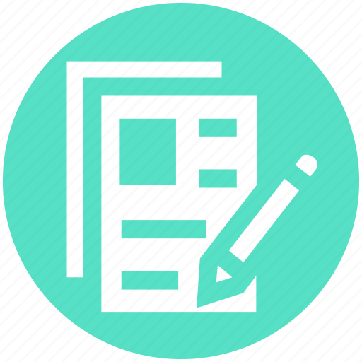Archive, document, file, page, paper, pen icon - Download on Iconfinder