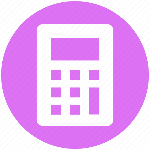 Accounting, calculate, calculator, education, machine, math, stationery icon - Download on Iconfinder