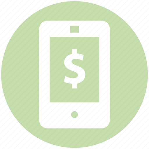 Dollar, mobile, mobile phone, online marketing, online shopping, phone, smartphone icon - Download on Iconfinder