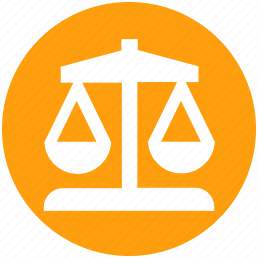 Balance, banking and finance, business, justice, law, modern, scales icon - Download on Iconfinder