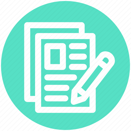 Archive, document, file, page, paper, pen icon - Download on Iconfinder