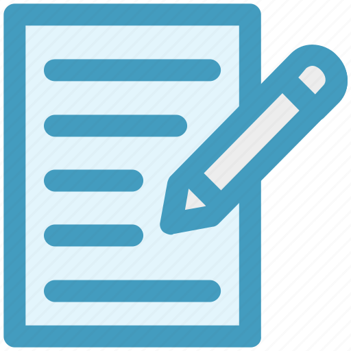 Document, file, page, pen, sheet, text icon - Download on Iconfinder