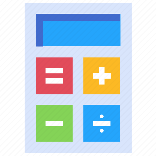 Calculator, accounting, finance, mathematics, calculate, math, calc icon - Download on Iconfinder